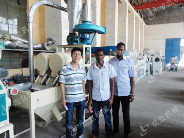 出口莫桑比克自動上料面粉機